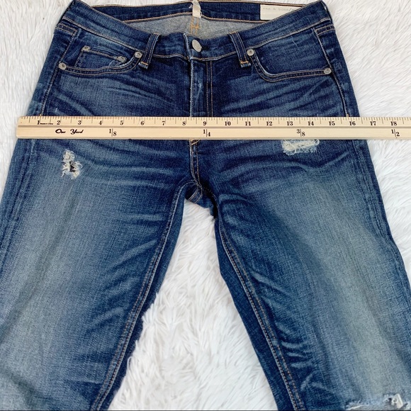 Rag & Bone The Skinny Jean in Sheffield mid rise distressed - Picture 6 of 12